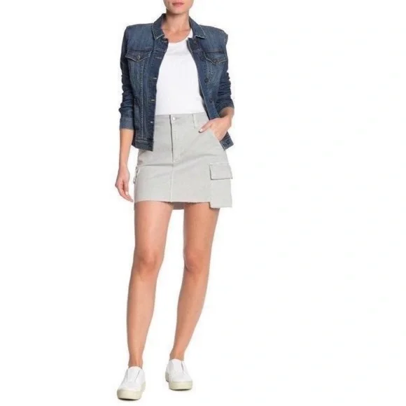 Joe's Jeans Army Denim Mini Skirt - Picture 8 of 9